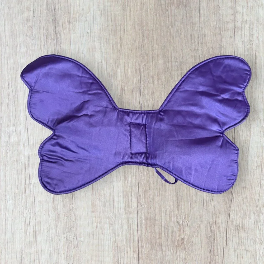 BABW Build-A-Bear Workshop Fairy Wings Satin Rainbow Purple Costume Accessory